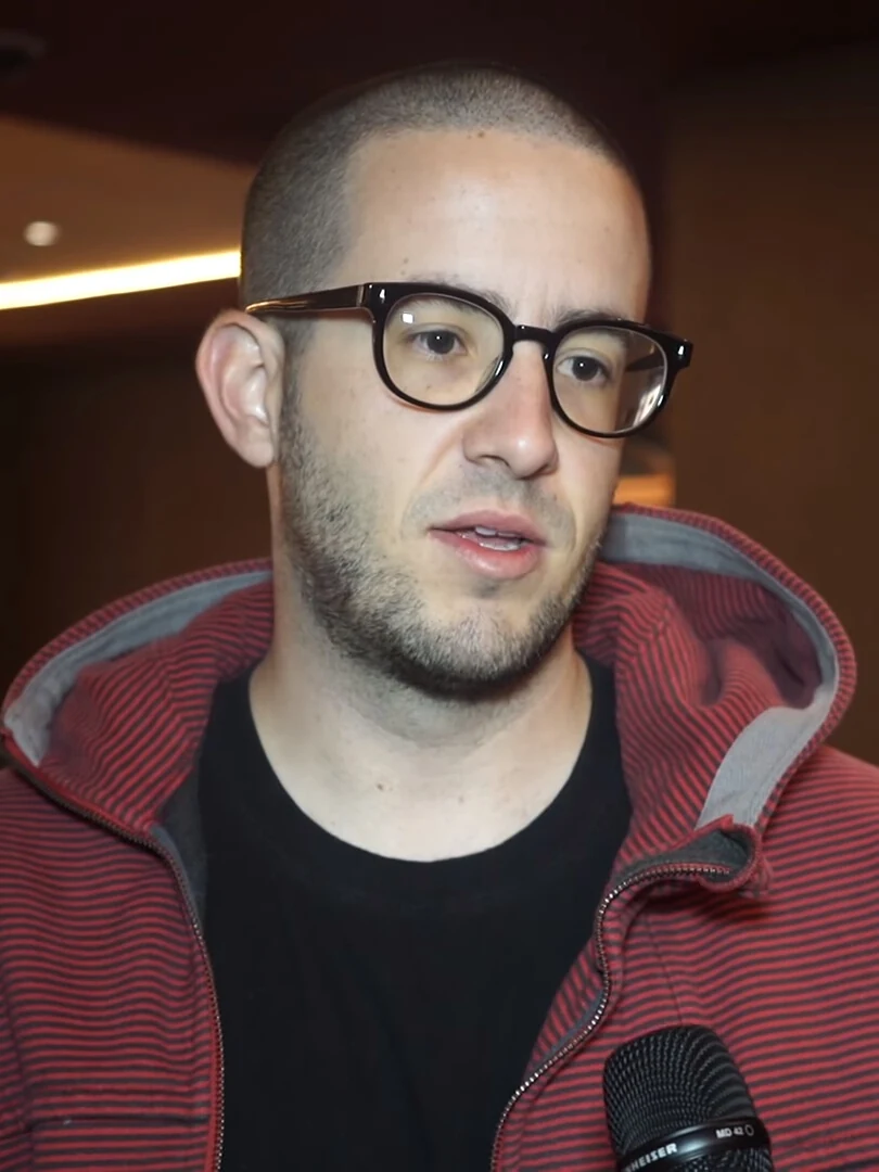 Greg Merson during an interview